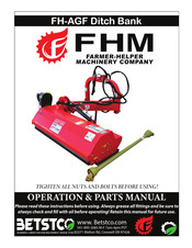 FHM FH-AGF Operations & Parts Manual
