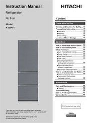 Hitachi R-S38KPT Instruction Manual
