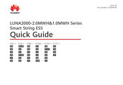 Huawei Smart String LUNA2000-1.0MWH Series Quick Manual