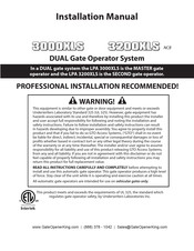 GTO PRO-SW3200XLS Installation Manual