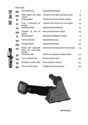 Mafell RF 34-18 PURE MAX3 Operating Manual