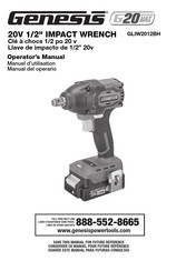 Genesis G20MAX GLIW2012BH Operator's Manual