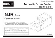 OHTAKE NJR-4540 Operation Manual