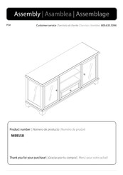 SEI Furniture MS9158 Assembly Instructions Manual