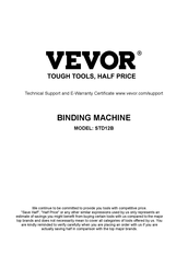 VEVOR STD12B Instruction Manual