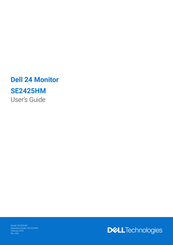 Dell SE2425HM User Manual