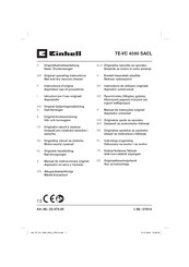 EINHELL TE-VC 4090 SACL Original Operating Instructions
