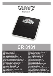 camry Premium CR 8181 User Manual