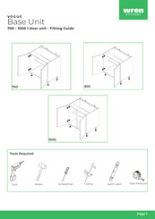 Wren Kitchens VOGUE 1000 Fittings Manual