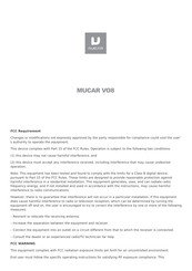 MUCAR VO8 Quick Start Manual
