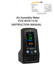 PCE Instruments PCE-RCM 12 Instruction Manual