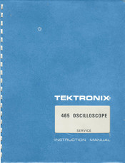 Tektronix 465 Instruction Manual