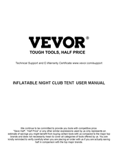 Vevor S-CQJLB-5x4-B User Manual