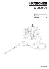 Kärcher G2000QT Operator's Manual
