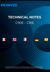 Hoonved C 81 E BT Technical Notes