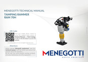 MENEGOTTI RAM 70H Technical Manual