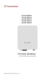 CanadianSolar CSI-15K-T4001A-E User Manual