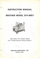 Brother EF4-B957-4C Instruction Manual