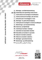Carrera RC 370162121 Assembly And Operating Instructions Manual