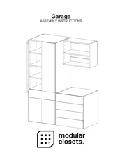 Modular Closets Garage Assembly Instructions Manual