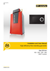 REMEHA Gas 220 Ace 300 Installation And User Manual