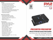 Pyle PFA330BT User Manual