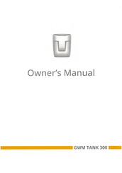 gwm TANK 300 2023 Owner's Manual