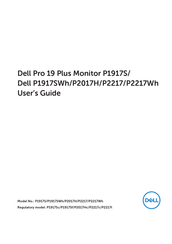 Dell P2217Wh User Manual