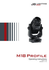 JB-Lighting M18 Profile Operating Instructions Manual