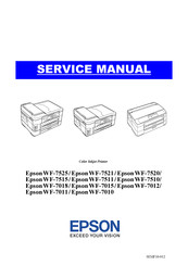 Epson WorkForce WF-7015 Service Manual