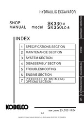 Kobelco ACERA Geospec SK330-8 Shop Manual
