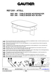 Gautier 085 Manual