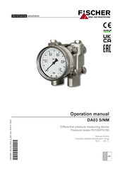 FISCHER DA03 S/NM Operation Manual
