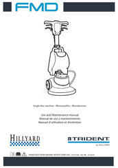 Hillyard Trident FMD Series Use And Maintenance Manual