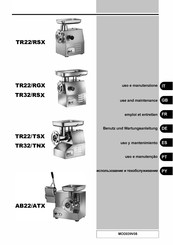 Fimar TR32/RSX Use And Maintenance