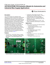 Texas Instruments UCC34141EVM-116 User Manual