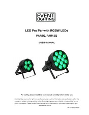 Event Lighting PAR12Q User Manual