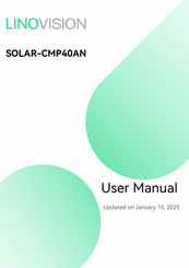 LINOVISION SOLAR-CMP40AN User Manual