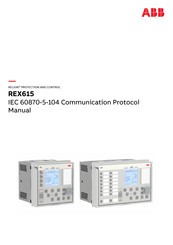 ABB REX615 Manual