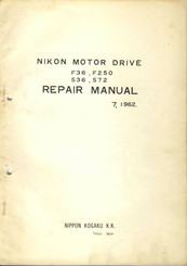 Nikon F250 Repair Manual