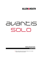 ALLEN & HEATH Avantis Solo Getting Started Manual