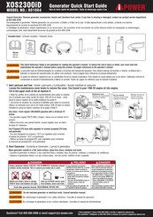 iPower XOS2300iD Quick Start Manual