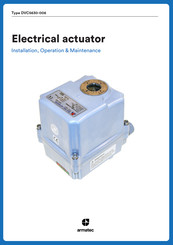 Armatec DVC5630-006 Installation Operation & Maintenance
