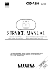 Aiwa CSD-A310 HA Service Manual