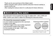 Citizen Star Wars C-3PO Manual
