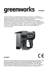 GreenWorks NLG401 Operator's Manual