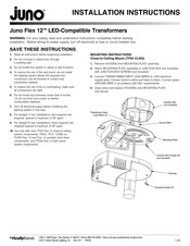 Acuity Brands JUNO Flex 12 TF60 CLNG Installation Instructions Manual