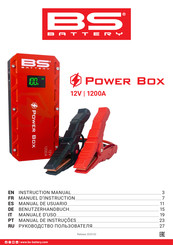 BS BATTERY POWER BOX PB-02 Instruction Manual
