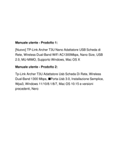 TP-Link Archer T3U Nano User Manual