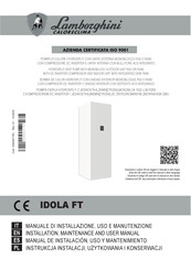 Lamborghini Caloreclima IDOLA FT UM Installation, Maintenance And User Manual